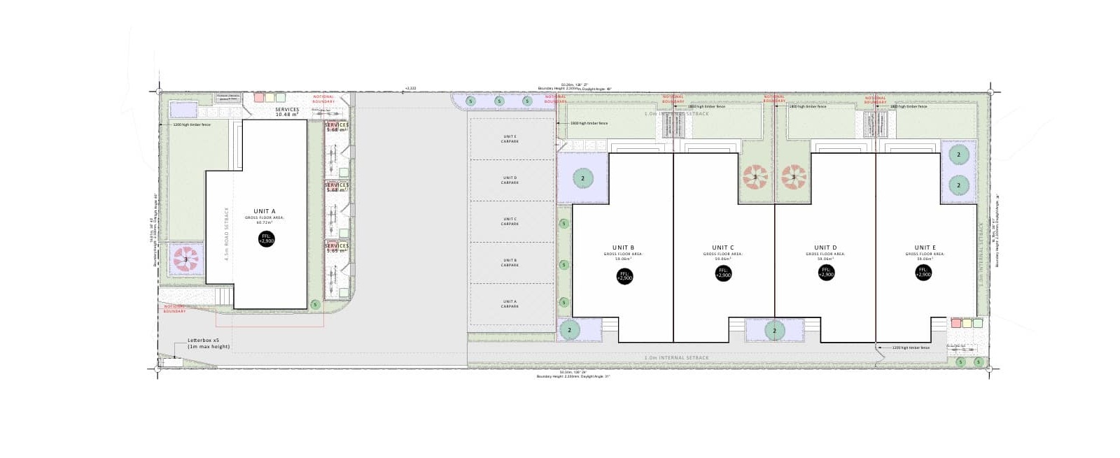 Single-storey Residential Units in Woolston